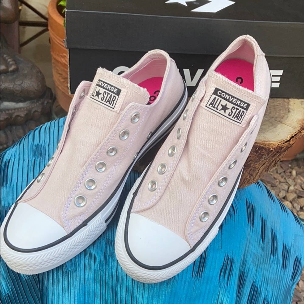 NEW “🌹Barely🌹” Slip On Converse CTAS Sneakers - Picture 5 of 16